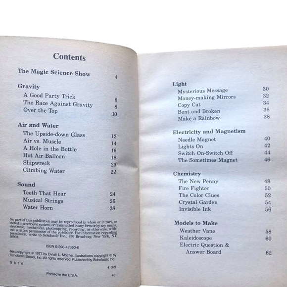 Vintage Set of 6 Science Experiment Books for Teachers and Students Ages 10-13 - Picture 12 of 16